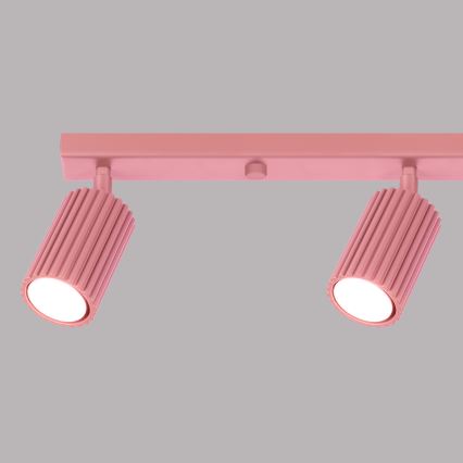 Brilagi - LED-kohdevalaisin CRESTO 4xGU10/10W/230V vaaleanpunainen