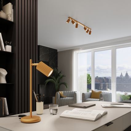 Brilagi - LED-kohdevalaisin CRESTO 6xGU10/10W/230V kultainen