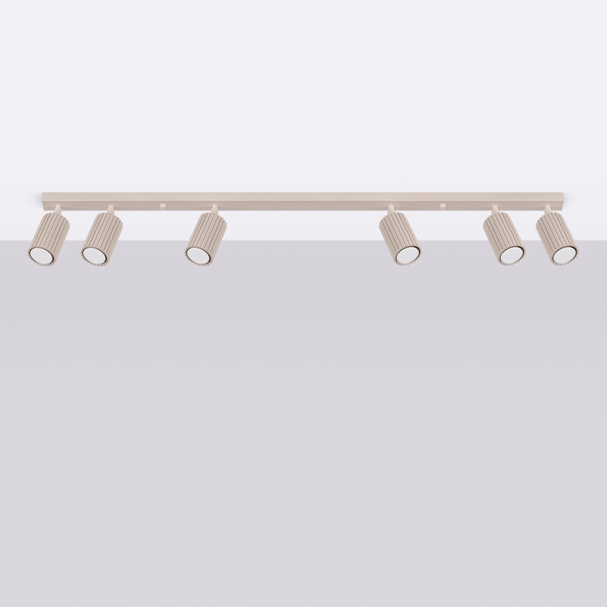 Brilagi - LED-kohdevalaisin CRESTO 6xGU10/10W/230V taupe