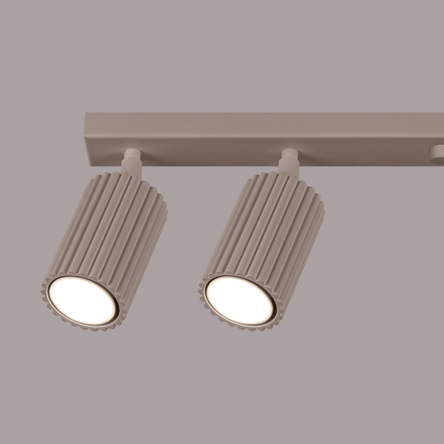 Brilagi - LED-kohdevalaisin CRESTO 6xGU10/10W/230V taupe