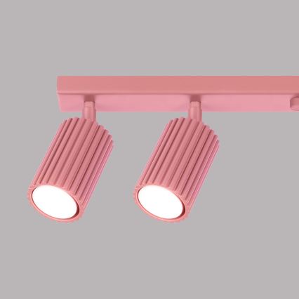 Brilagi - LED-kohdevalaisin CRESTO 6xGU10/10W/230V vaaleanpunainen