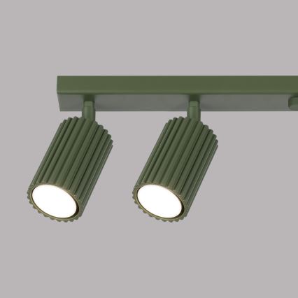 Brilagi - LED-kohdevalaisin CRESTO 6xGU10/10W/230V vihreä