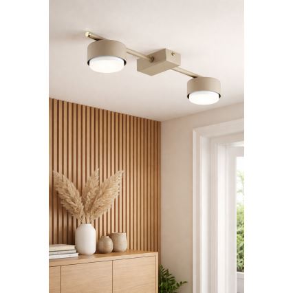 Brilagi - LED-kohdevalaisin MONO 2xGX53/13W/230V beige