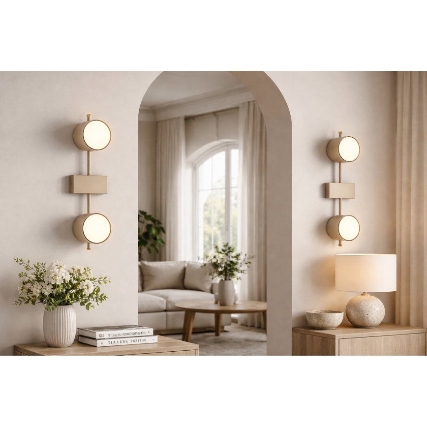 Brilagi - LED-kohdevalaisin MONO 2xGX53/13W/230V beige