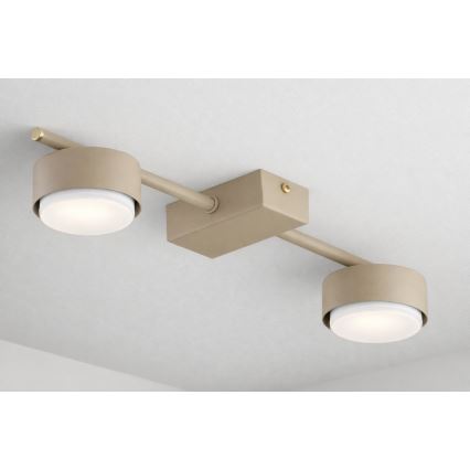 Brilagi - LED-kohdevalaisin MONO 2xGX53/13W/230V beige