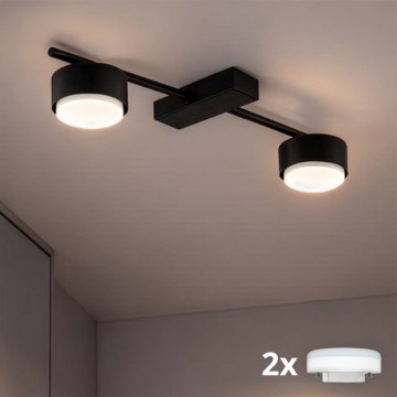 Brilagi - LED-kohdevalaisin MONO 2xGX53/13W/230V musta