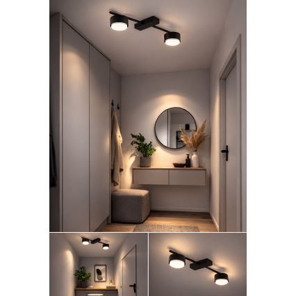 Brilagi - LED-kohdevalaisin MONO 2xGX53/13W/230V musta