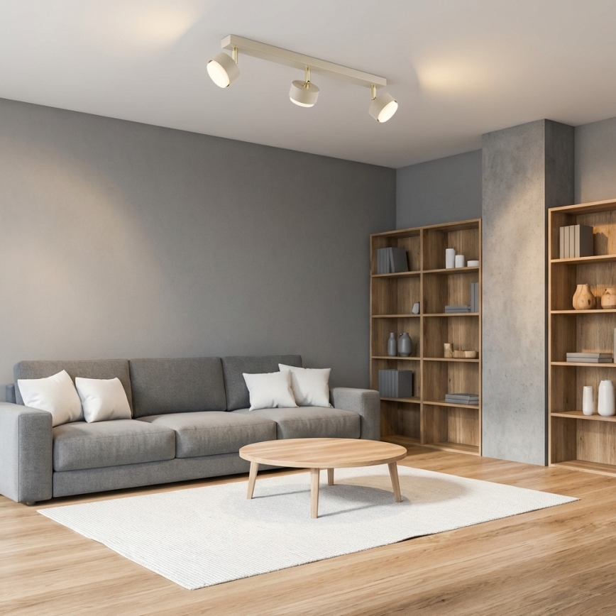 Brilagi - LED-kohdevalaisin MONO 3xGX53/12W/230V beige
