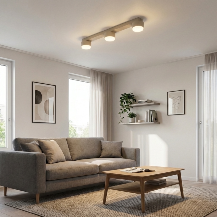 Brilagi - LED-kohdevalaisin MONO 3xGX53/13W/230V beige