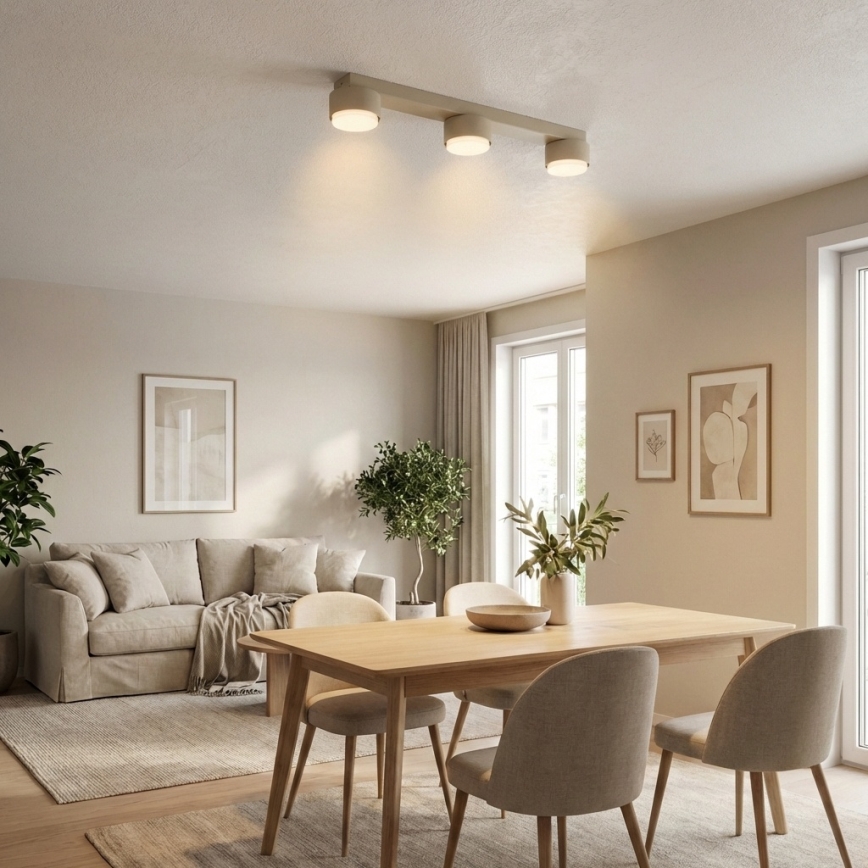 Brilagi - LED-kohdevalaisin MONO 3xGX53/13W/230V beige