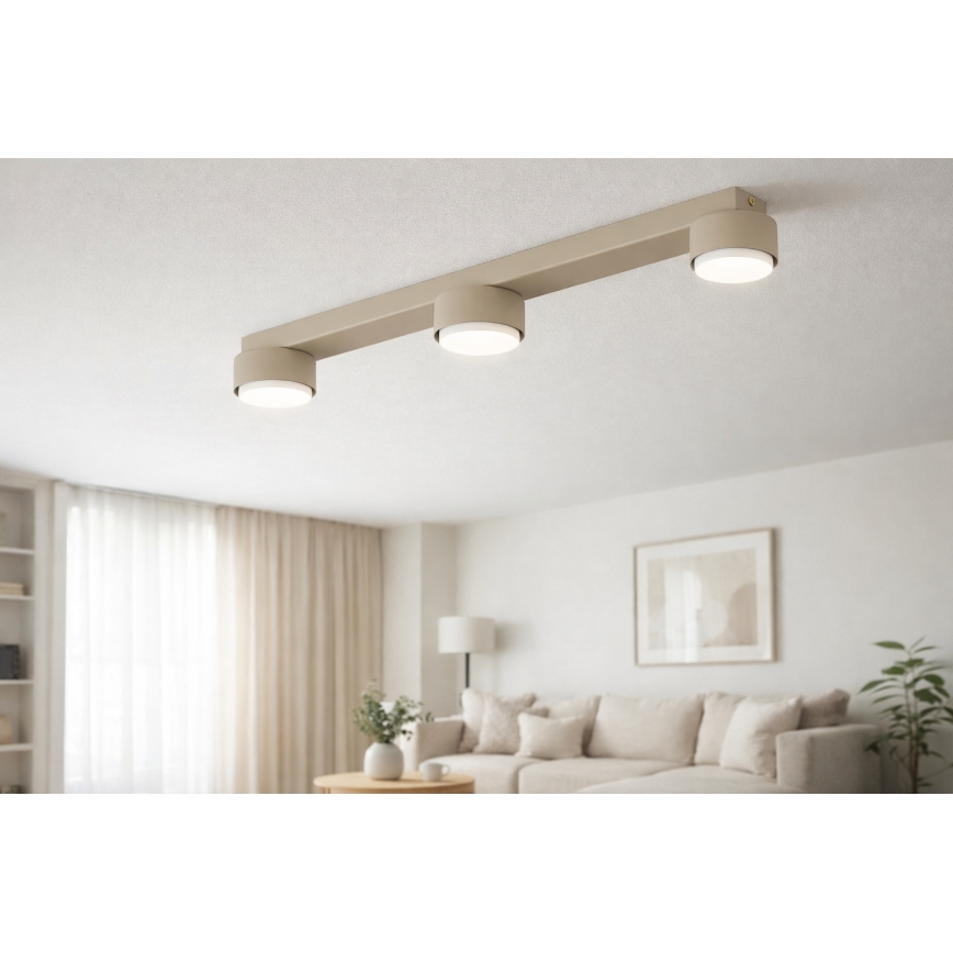 Brilagi - LED-kohdevalaisin MONO 3xGX53/13W/230V beige