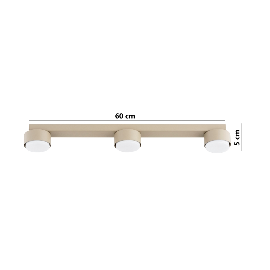 Brilagi - LED-kohdevalaisin MONO 3xGX53/13W/230V beige