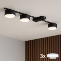 Brilagi - LED-kohdevalaisin MONO 3xGX53/13W/230V musta