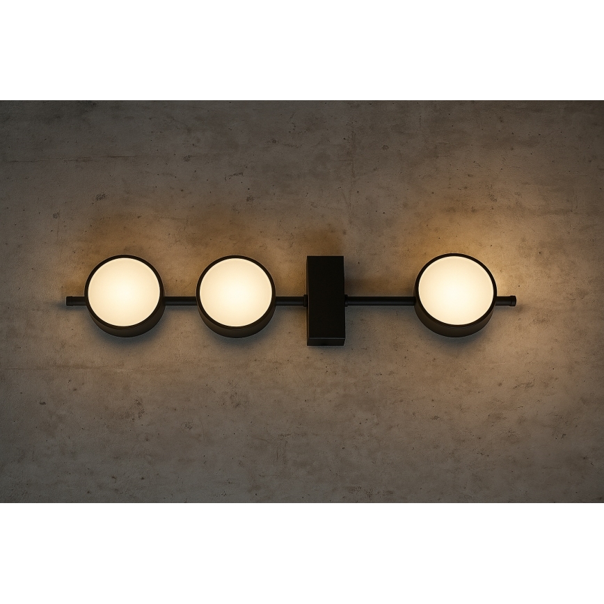 Brilagi - LED-kohdevalaisin MONO 3xGX53/13W/230V musta
