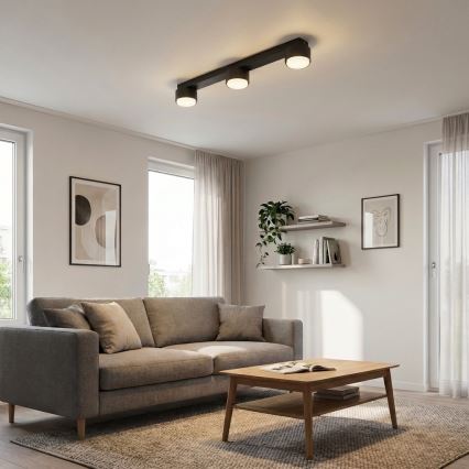 Brilagi - LED-kohdevalaisin MONO 3xGX53/13W/230V musta