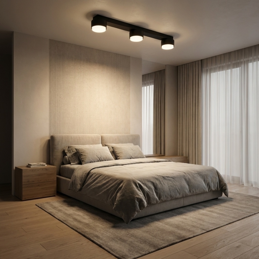 Brilagi - LED-kohdevalaisin MONO 3xGX53/13W/230V musta