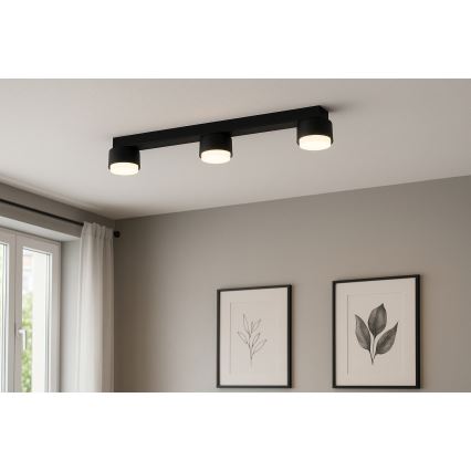 Brilagi - LED-kohdevalaisin MONO 3xGX53/13W/230V musta