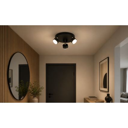 Brilagi - LED-kohdevalaisin MONO 3xGX53/30W/230V musta