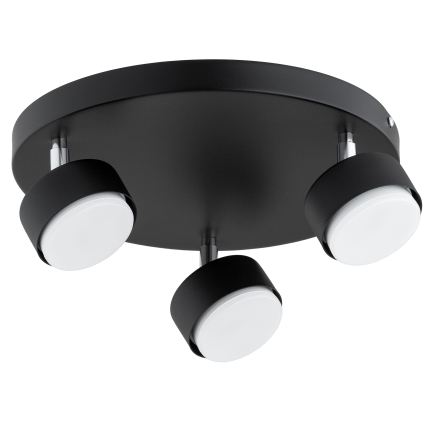 Brilagi - LED-kohdevalaisin MONO 3xGX53/30W/230V musta