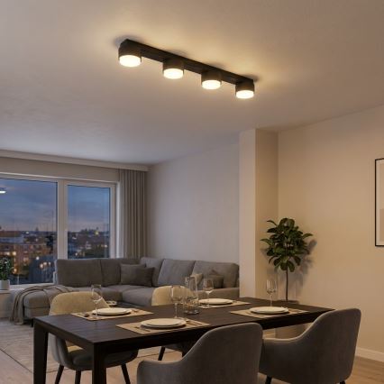 Brilagi - LED-kohdevalaisin MONO 4xGX53/12W/230V musta