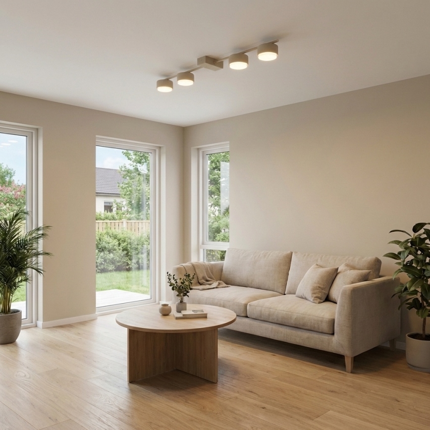 Brilagi - LED-kohdevalaisin MONO 4xGX53/13W/230V beige