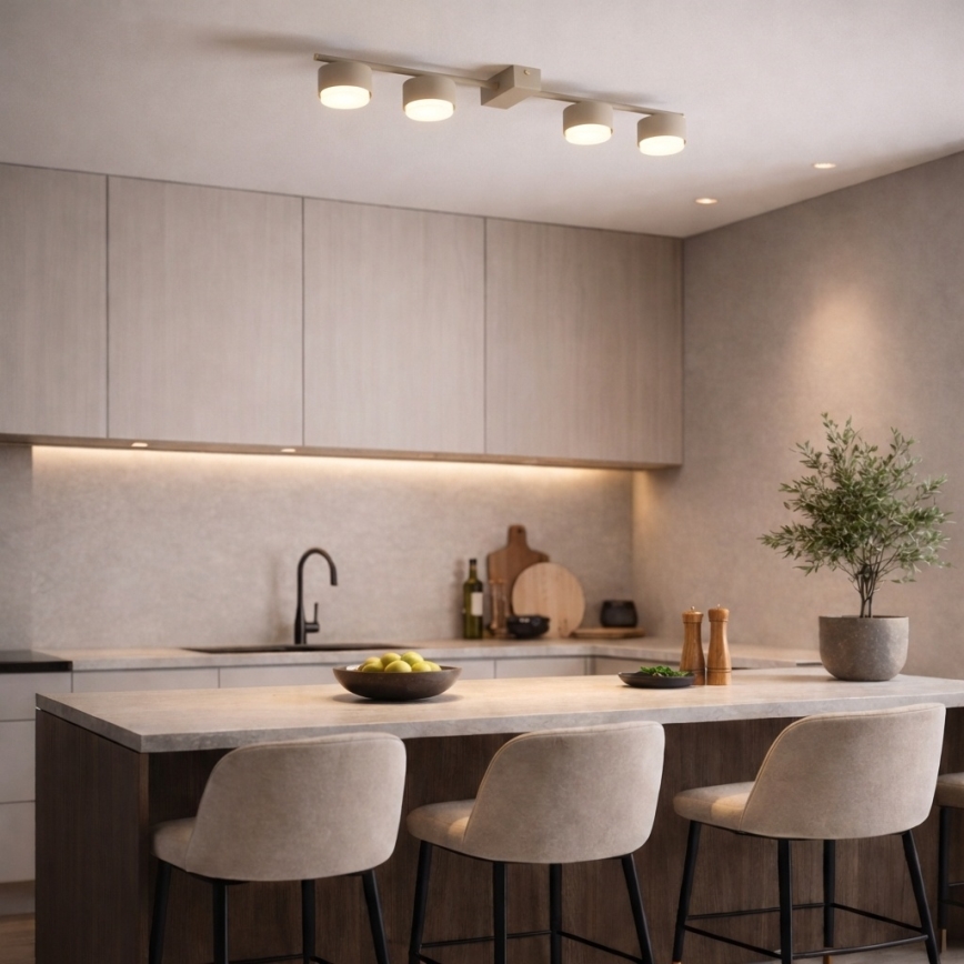 BRILAGI - LED-kohdevalaisin MONO 4xGX53/30W/230V beige