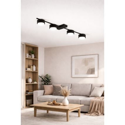 BRILAGI - LED-kohdevalaisin MONO 4xGX53/30W/230V musta