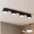 Brilagi - LED-kohdevalaisin MONO 4xGX53/30W/230V musta