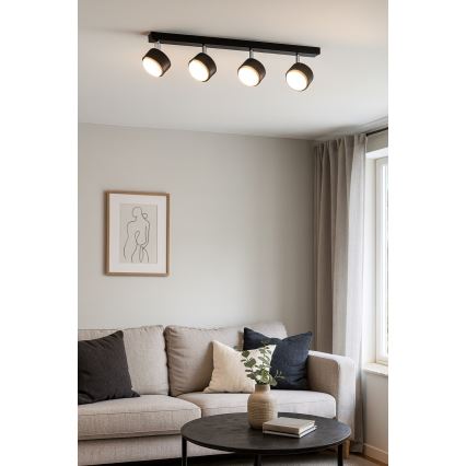 Brilagi - LED-kohdevalaisin MONO 4xGX53/30W/230V musta
