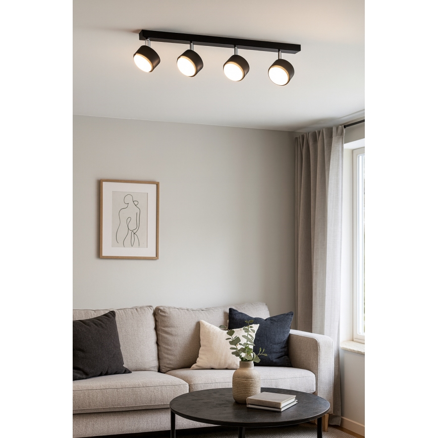 Brilagi - LED-kohdevalaisin MONO 4xGX53/30W/230V musta