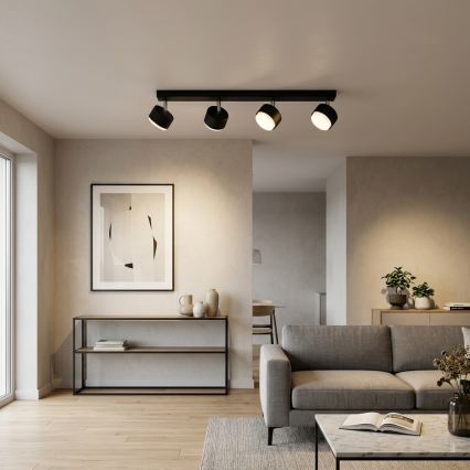 Brilagi - LED-kohdevalaisin MONO 4xGX53/30W/230V musta
