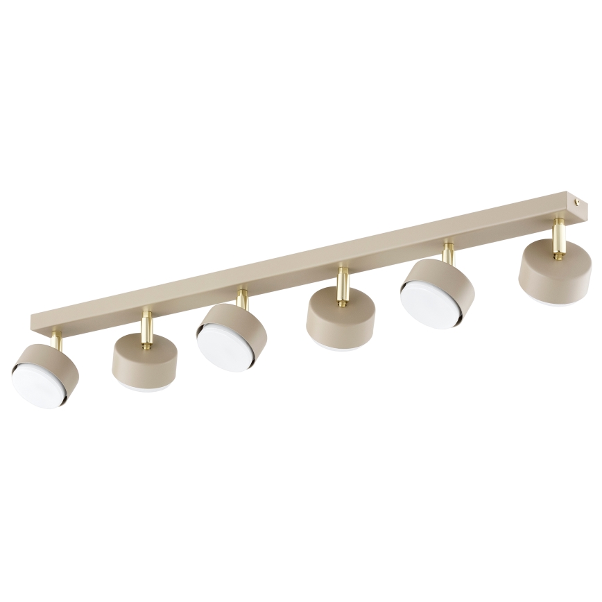 Brilagi - LED-kohdevalaisin MONO 6xGX53/30W/230V beige/kultainen