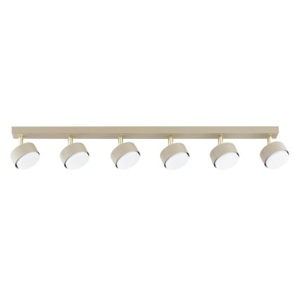 Brilagi - LED-kohdevalaisin MONO 6xGX53/30W/230V beige/kultainen