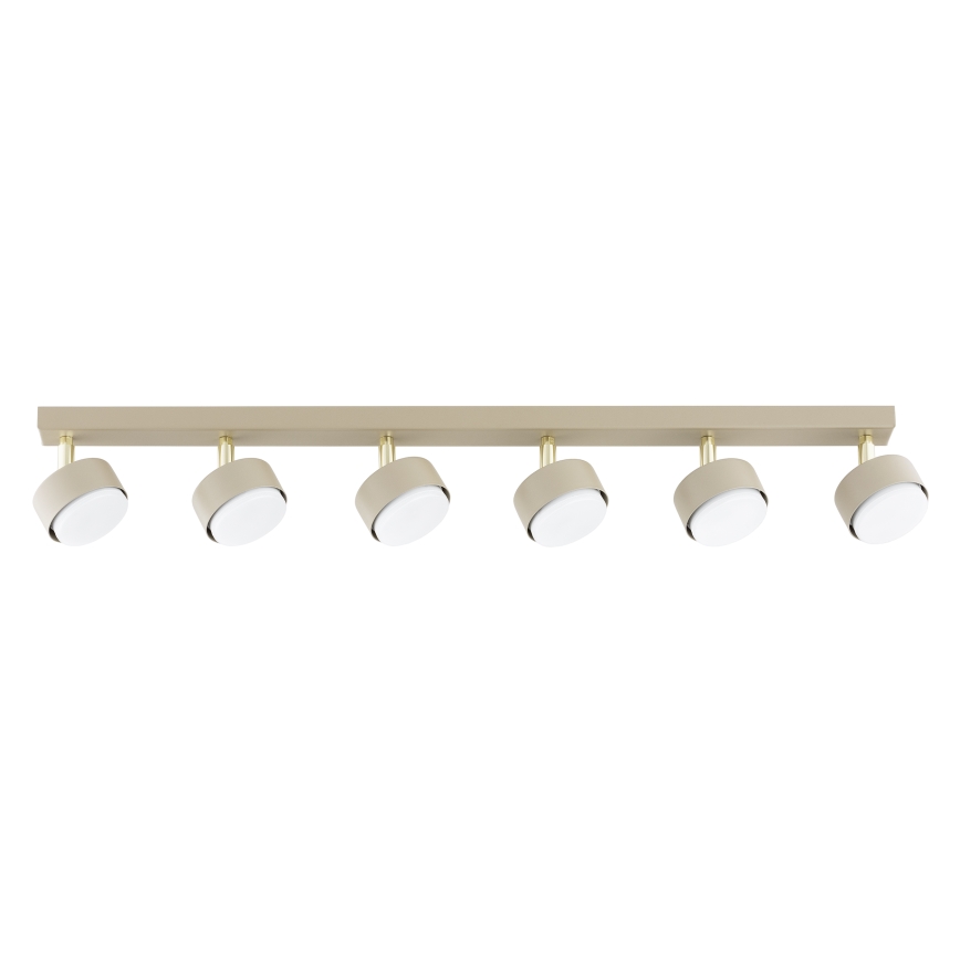 Brilagi - LED-kohdevalaisin MONO 6xGX53/30W/230V beige/kultainen