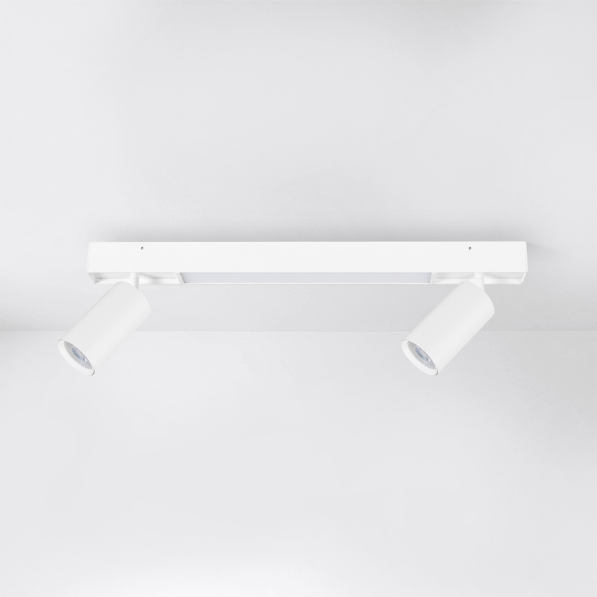 Brilagi - LED-kohdevalaisin SELE 2xGU10/30W/230V + LED/15W valkoinen