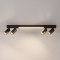 Brilagi - LED-kohdevalaisin SELE 4xGU10/30W/230V + LED/20W musta