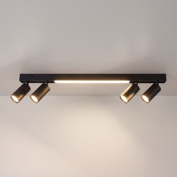 Brilagi - LED-kohdevalaisin SELE 4xGU10/30W/230V + LED/20W musta
