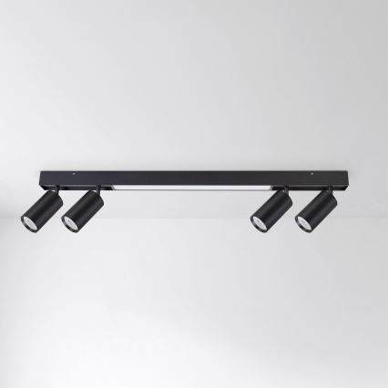 Brilagi - LED-kohdevalaisin SELE 4xGU10/30W/230V + LED/20W musta