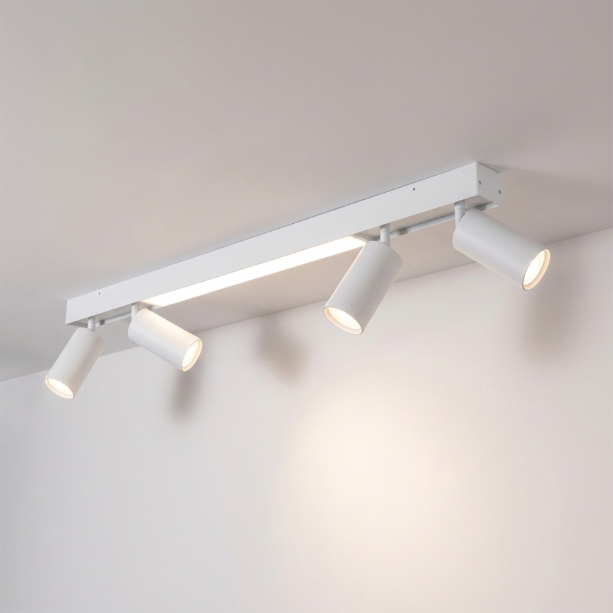 Brilagi - LED-kohdevalaisin SELE 4xGU10/30W/230V + LED/20W valkoinen
