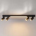 Brilagi - LED-kohdevalaisin SELE 4xGU10/30W/230V + LED/25W musta