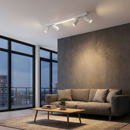 Brilagi - LED kohdevalaisin SELE 4xGU10/30W/230V + LED/25W valkoinen
