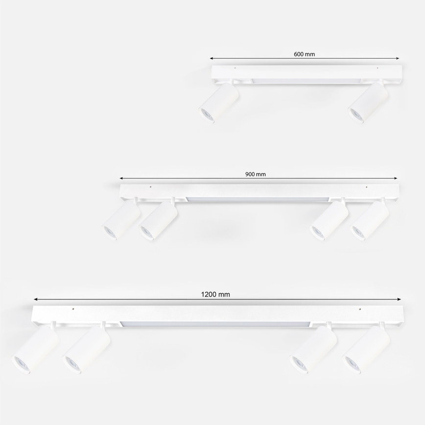 Brilagi - LED kohdevalaisin SELE 4xGU10/30W/230V + LED/25W valkoinen