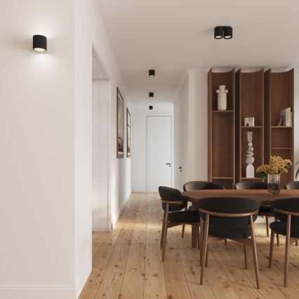 Brilagi - LED-kohdevalaisin SFERA 1xGU10/10W/230V halkaisija 10 cm musta