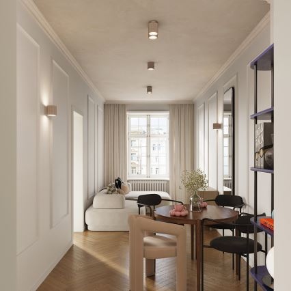 Brilagi - LED-kohdevalaisin SFERA 1xGU10/10W/230V halkaisija 10 cm taupe