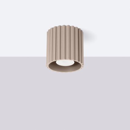 Brilagi - LED-kohdevalaisin SFERA 1xGU10/10W/230V halkaisija 10 cm taupe