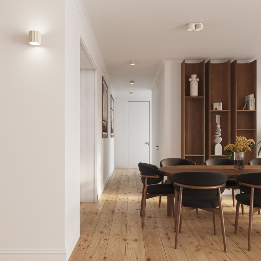 Brilagi - LED-kohdevalaisin SFERA 1xGX53/30W/230V halkaisija 10 cm, kermanvärinen