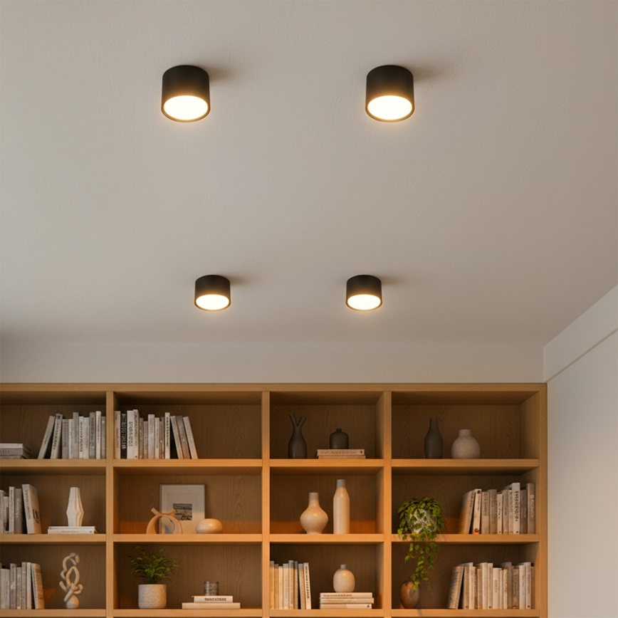 Brilagi - LED Kohdevalaisin SMOOTH 1xGX53/15W/230V musta