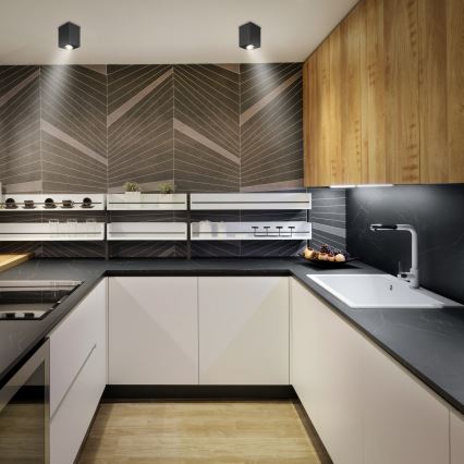 Brilagi - LED Kohdevalo MIA 1xGU10/30W/230V 100x80 mm musta