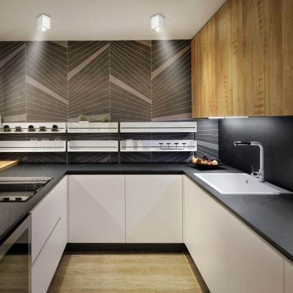 Brilagi - LED Kohdevalo MIA 1xGU10/30W/230V 100x80 mm valkoinen