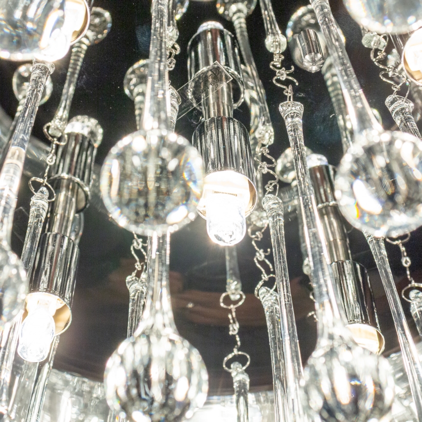 Brilagi - LED-kristallinen kattovalaisin JEWEL 5xG9/42W/230V, halkaisija 40 cm